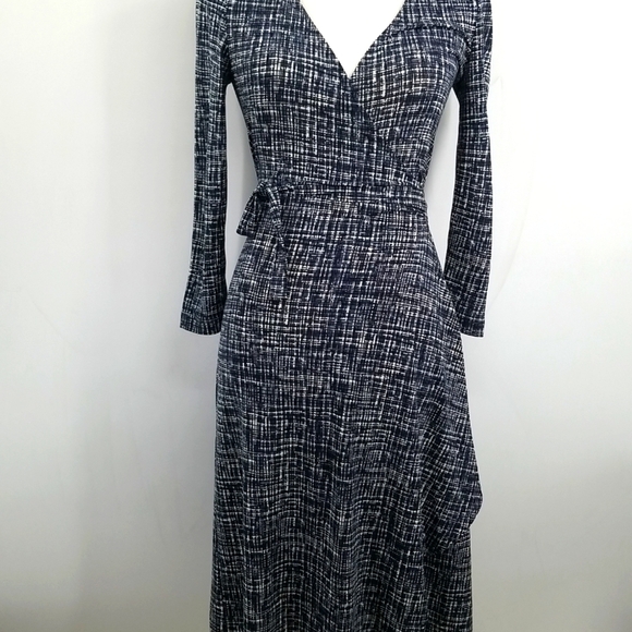 BCBGMAXAZRIA Wrap Dress with Assemetric Hemline - Picture 10 of 10